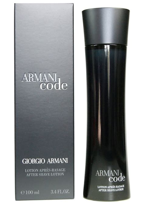 armani code aftershave